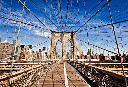 Fototapeta New York Brooklyn Bridge 1062